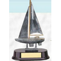 Resin Sculpture Award w/ Base (Sailboat)